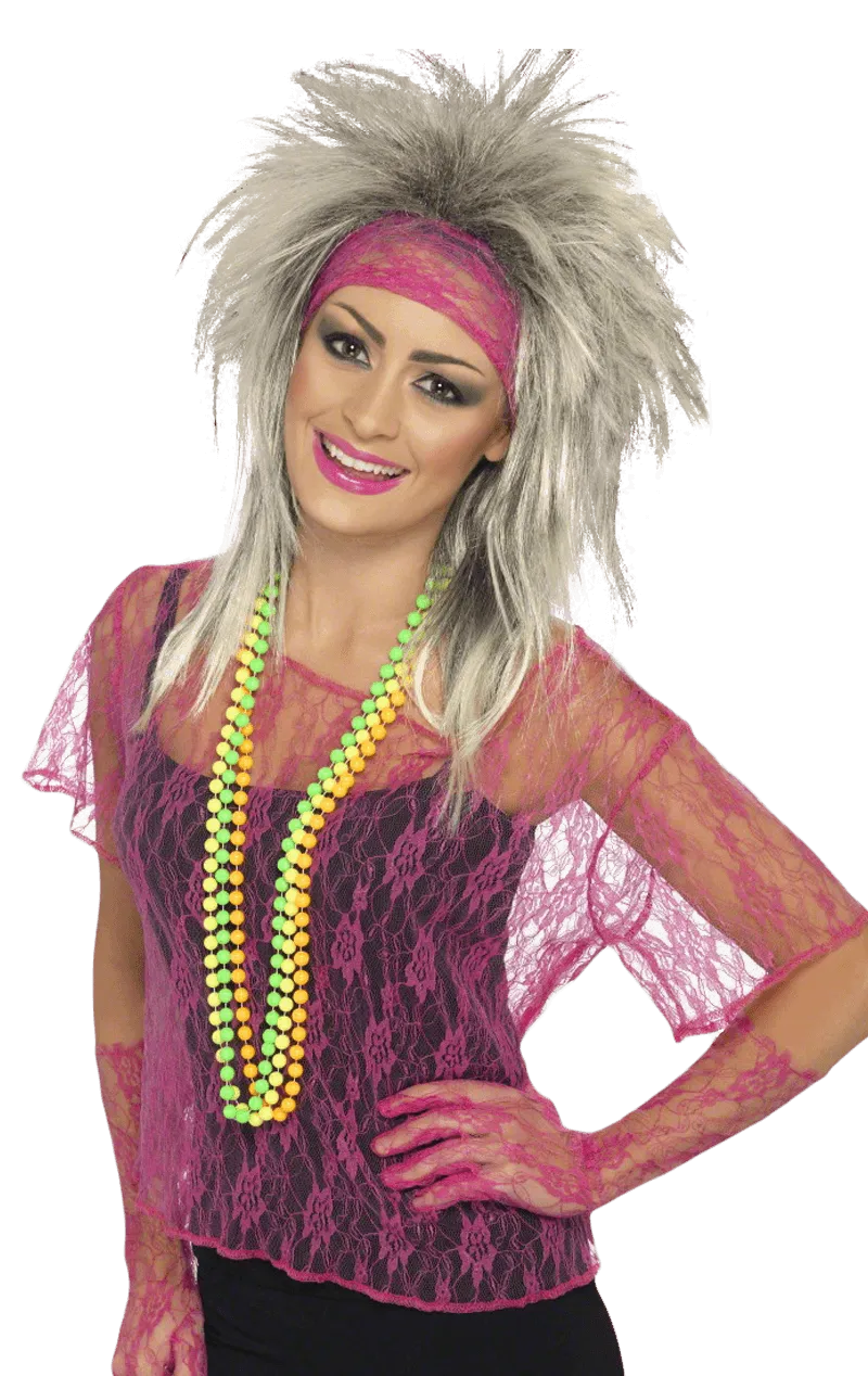 80s Lace Vest Set