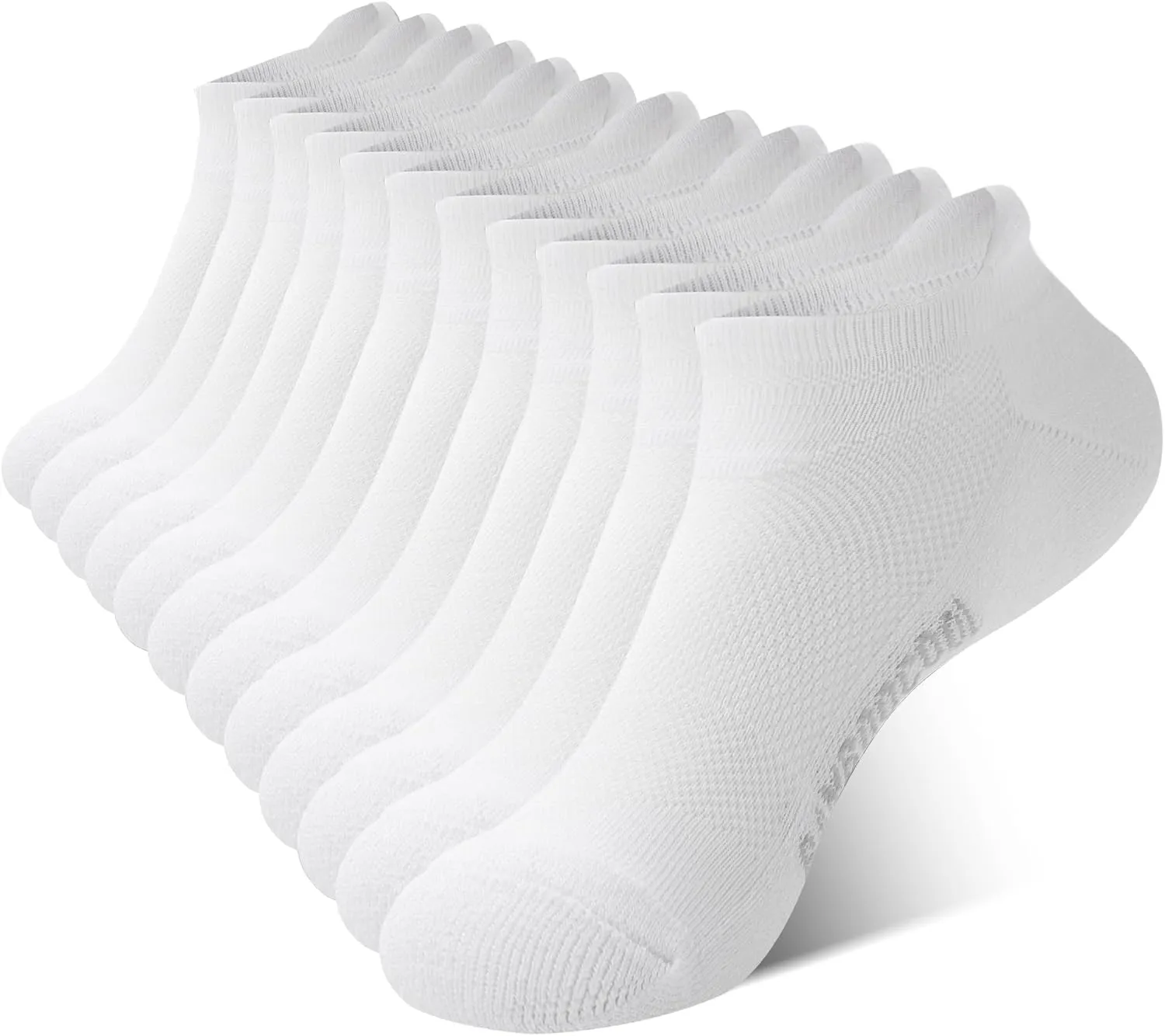 BAMBOO COOL Women's Ankle Athletic Running Socks Low Cut Socks For Ladies, Cushioned Breathable Comfort for Sports, 6 Pack