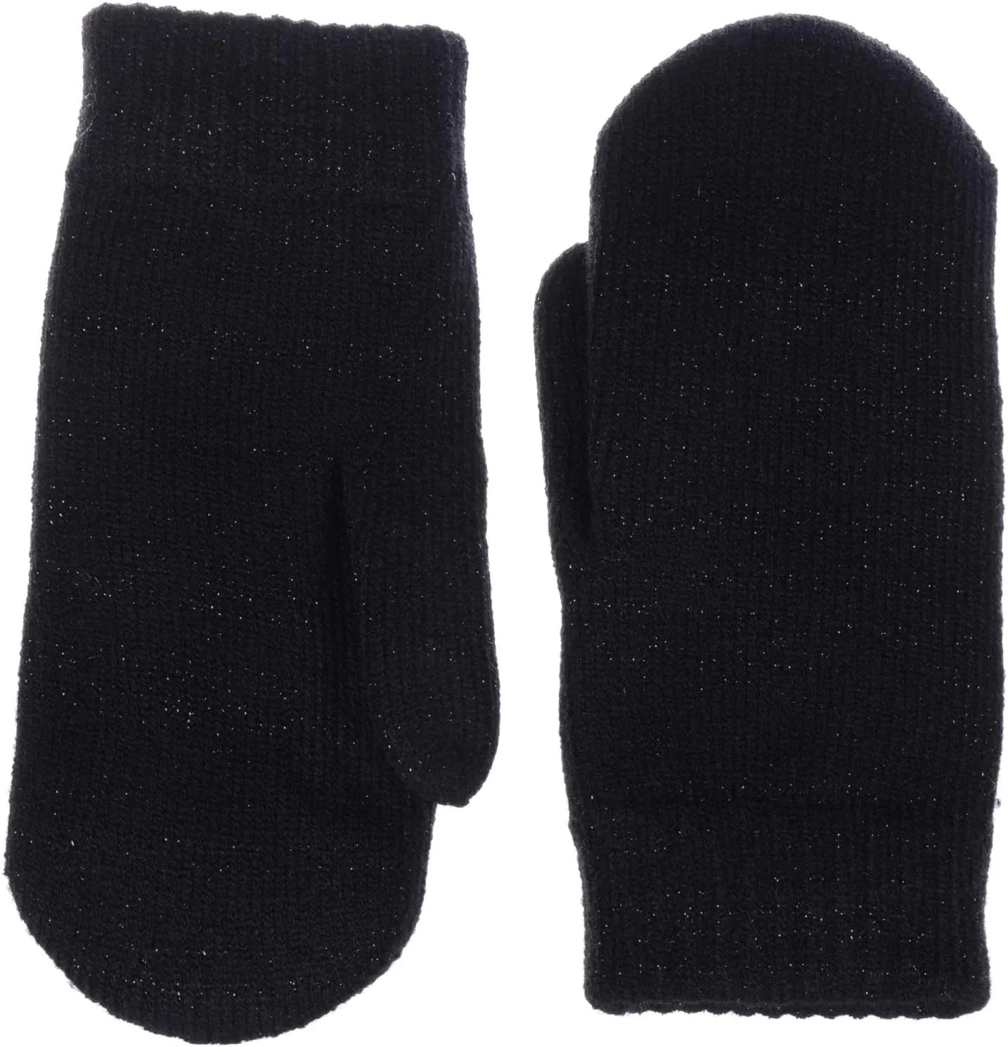 Be Your Own Style BYOS Unisex Winter Toasty Warm Solid Glitter Fleece Lined Knit Mitten Gloves