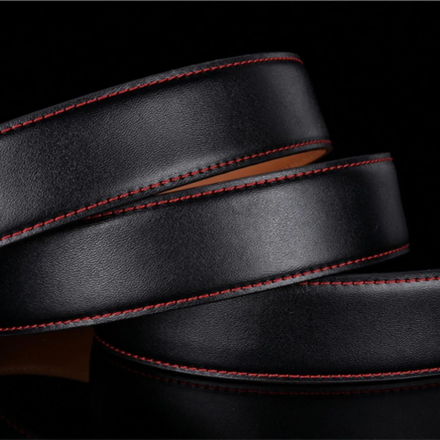 Belt for Men Genuine Leather Automatic Buckle Business