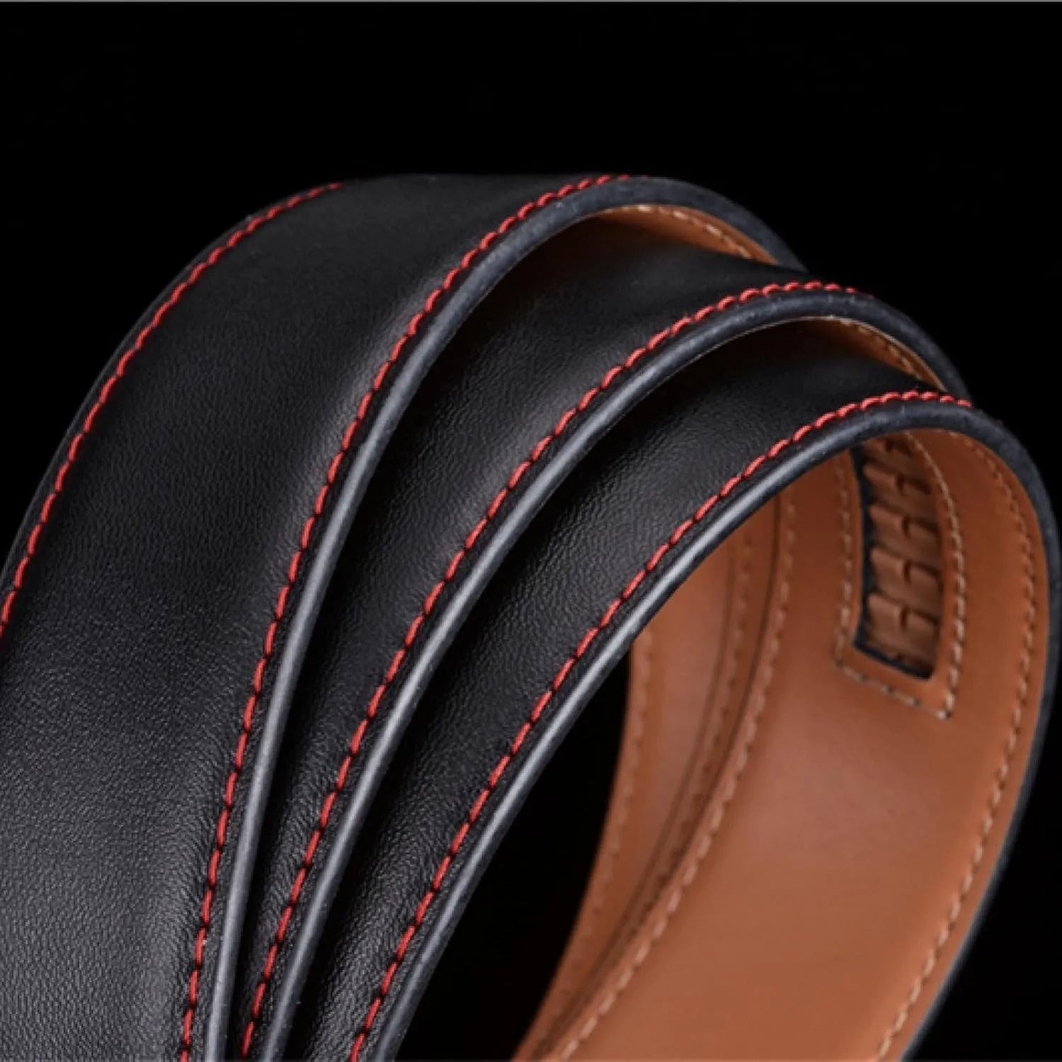 Belt for Men Genuine Leather Automatic Buckle Business