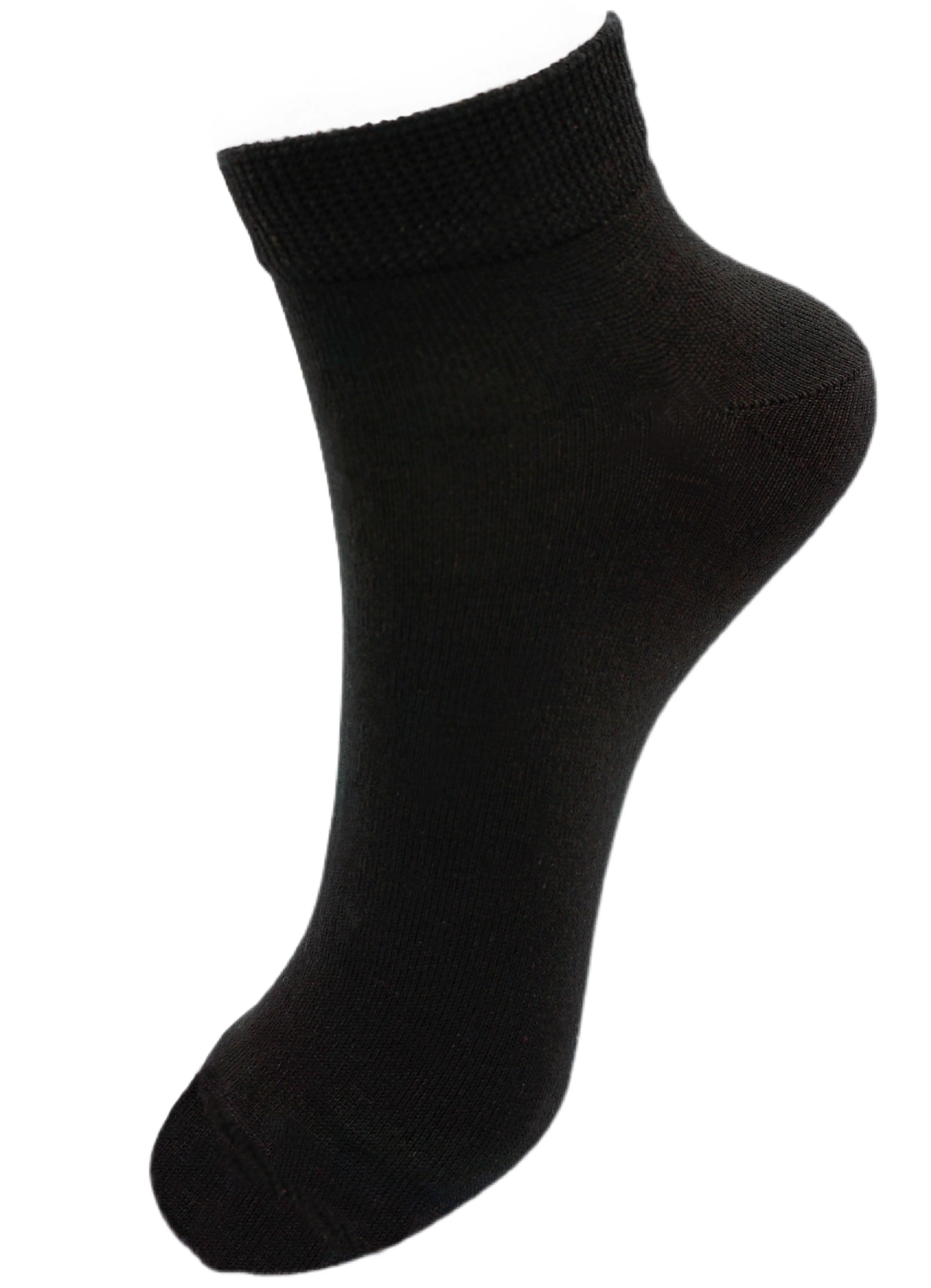Black Bamboo Socks for Men and Women 3 Pairs – Low Cut Style Socks (Unisex Size 7-11)