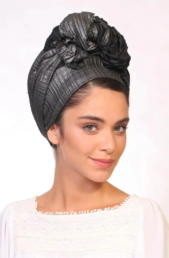 Classic Shimmer Pleated Wraps