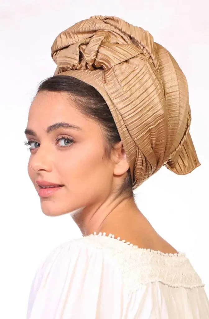 Classic Shimmer Pleated Wraps