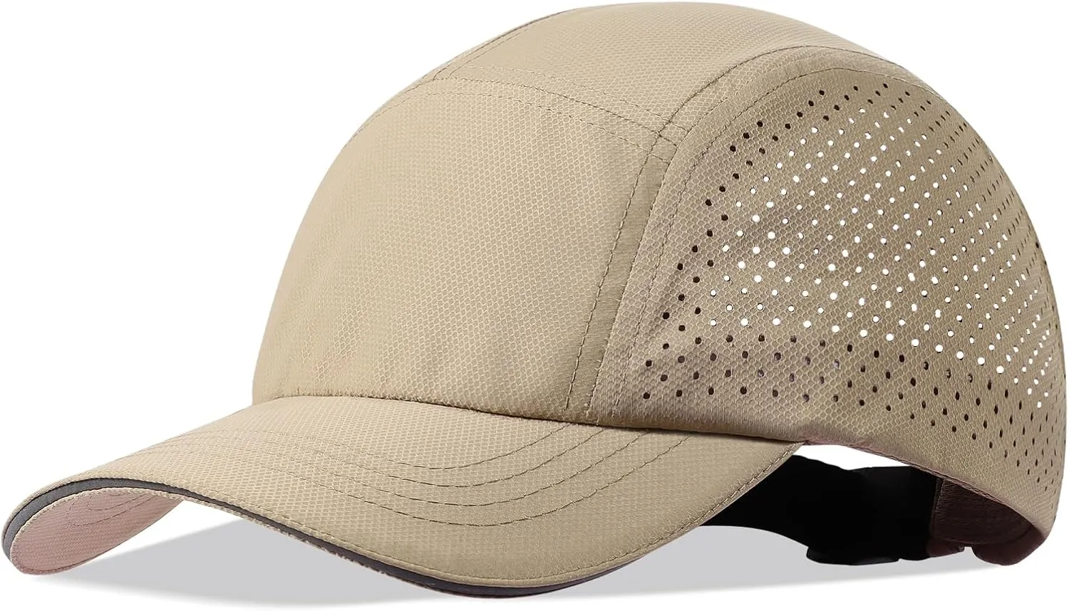 Cooling Breathable Baseball Cap Mesh Quick Dry Sports Cap Lightweight Run Hat with Reflective Trim for Men Women