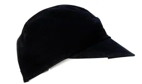 Dolce & Gabbana Men’s Black Military-Style Cap – Pure Cotton