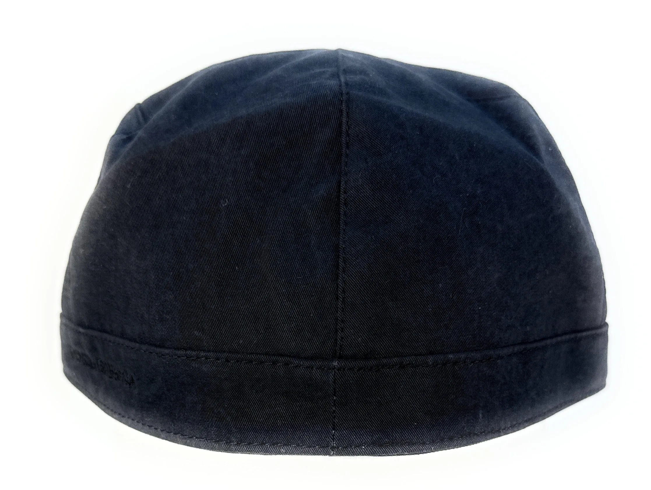 Dolce & Gabbana Men’s Black Military-Style Cap – Pure Cotton