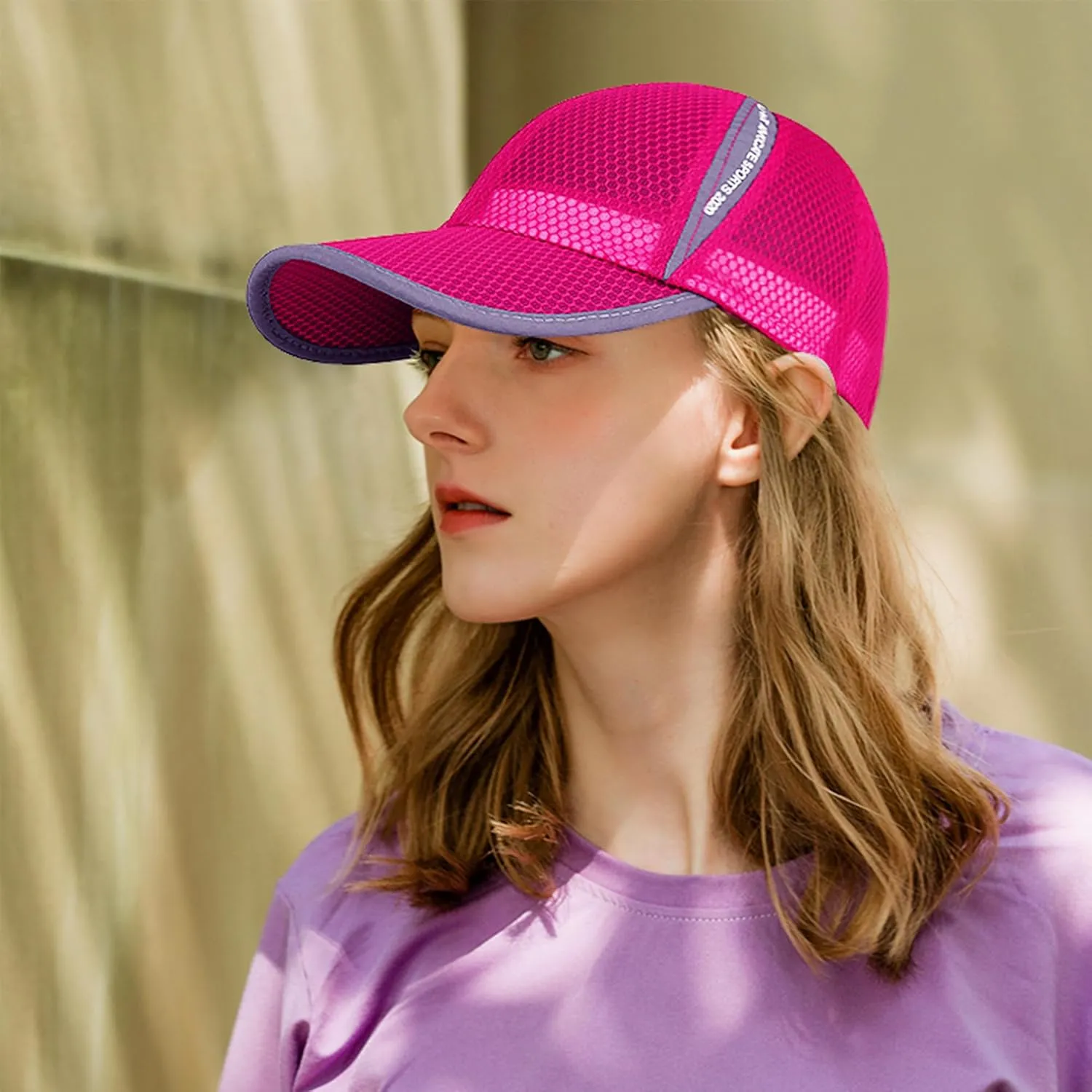 ELLEWIN Unisex Breathable Full Mesh Baseball Cap Quick Dry Running hat Lightweight Cooling Water Sports Hat…