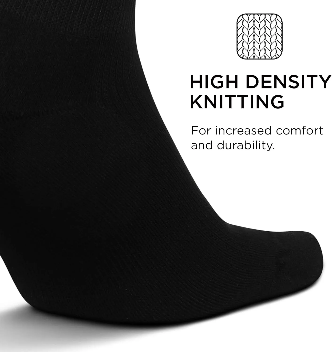 Feetures Therapeutic Max Cushion Quarter Sock - Non-Binding Diabetic Socks - (1 Pair)