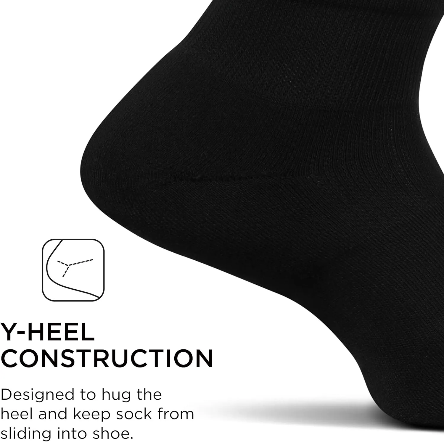 Feetures Therapeutic Max Cushion Quarter Sock - Non-Binding Diabetic Socks - (1 Pair)