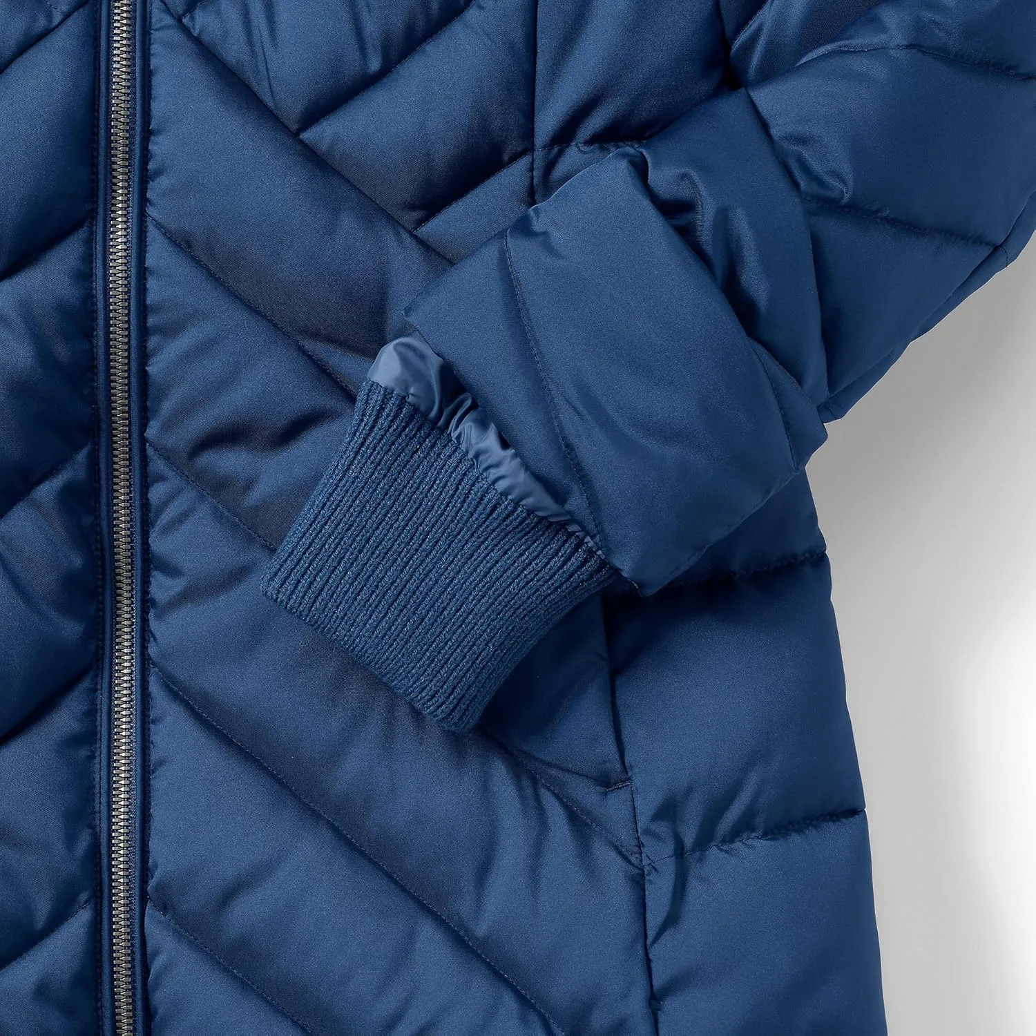 Lands' End Women's Insulated Cozy Fleece Lined Primaloft Coat