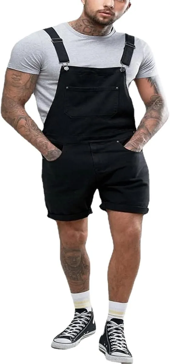 Men's Premium Insulated Duck Bib All Relaxed Fit Duck Bib Overall Rigid Loose Fit Denim with Pockets
