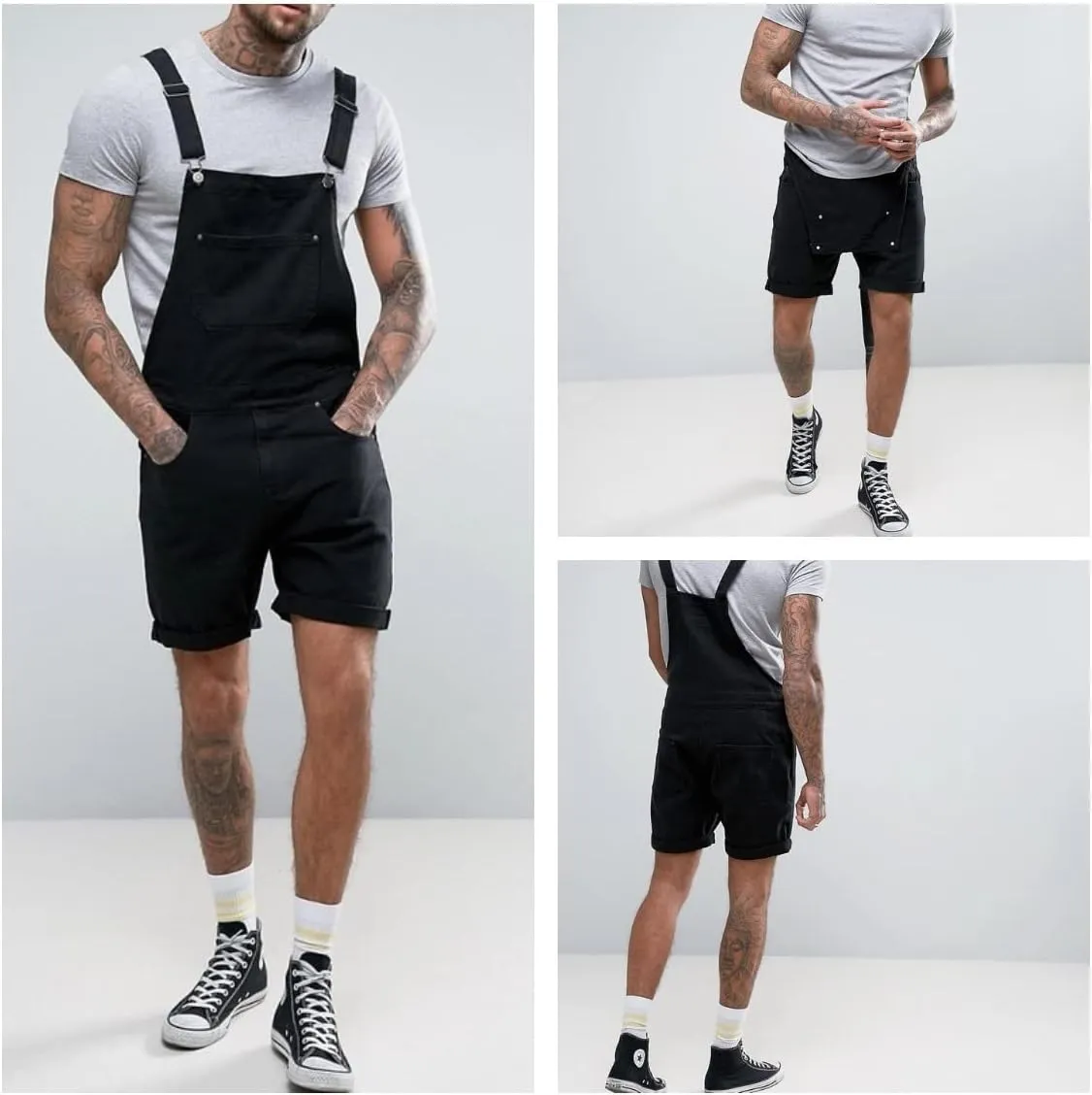 Men's Premium Insulated Duck Bib All Relaxed Fit Duck Bib Overall Rigid Loose Fit Denim with Pockets