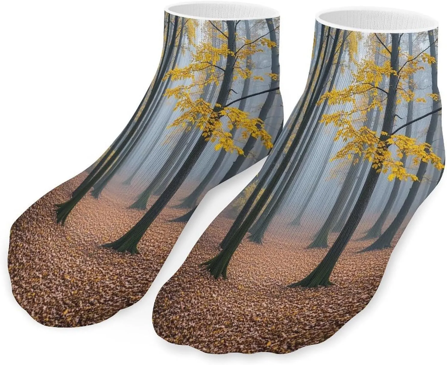 Mist Pervades Socks Low Cut Ankle Short Sock Novelty Casual Invisible Liner Socks for Men Women