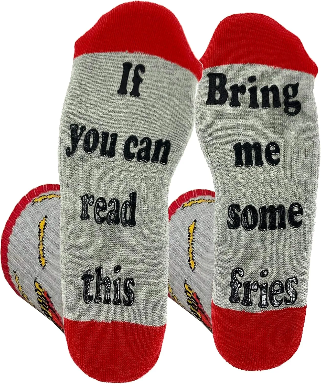OoohYeah Unisex Novelty If You Can Read This Saying Athletic Crew Socks, Cool Funny Cotton Dress Socks Gift for Men & Women