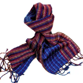 San Antonio Scarf Purple/Blue Lucias Imports