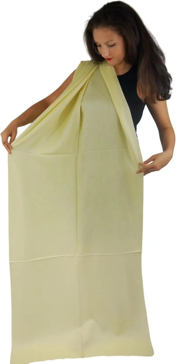 Scarf,shawl,wrap,scarves,Pashmina shawl- Cashmere Pashmina Group (Baby Yellow)