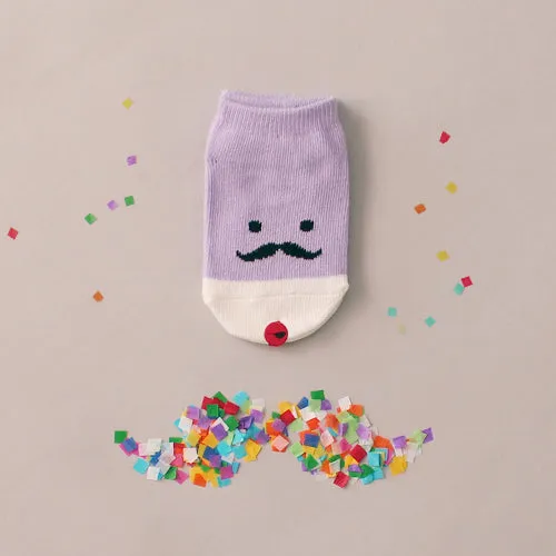 Set of 5 Low Cut Socks - One Busy Day