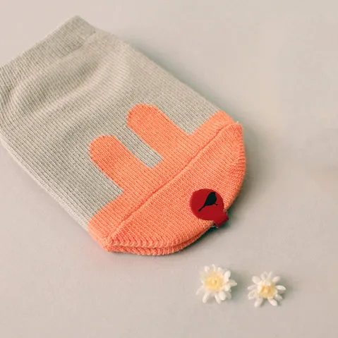 Set of 5 Low Cut Socks - One Busy Day