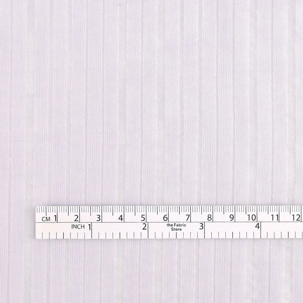 Shimmer Stripe Muslin - Parma Violet