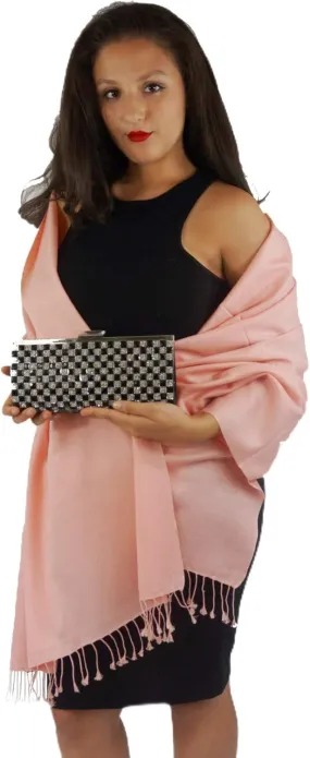 Silk-Pashmina scarf-scarf-scarves for women-scarf for men-scarves for men-shemagh-keffiyeh-hair scarf-mens scarf-wool-muffler(SHRIMP)
