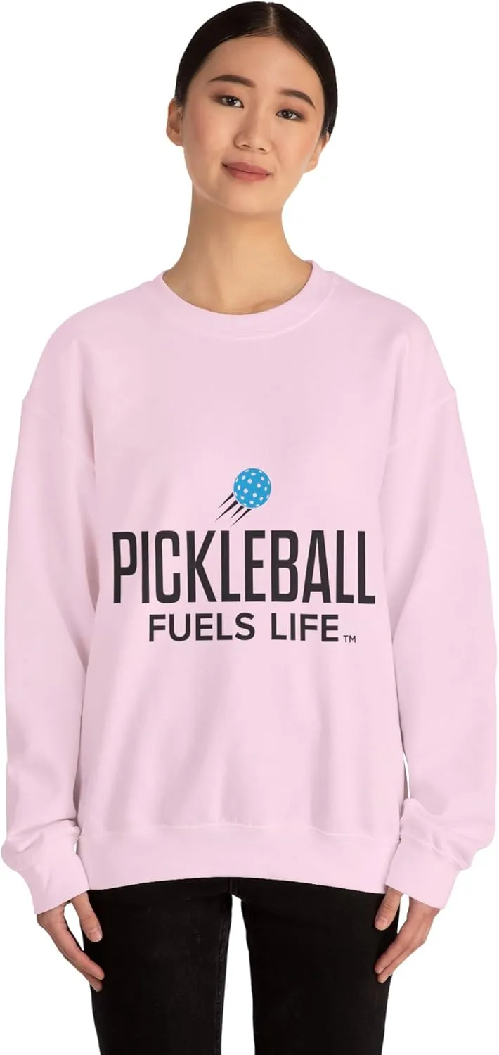 Sleek Pickleball Unisex Heavy Blend Crewneck Sweatshirt