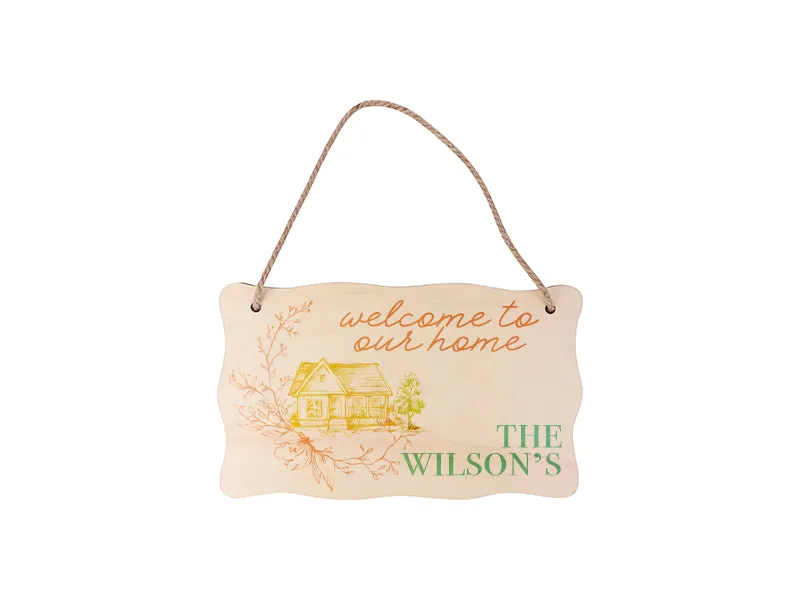SUBLIMATION LACY EDGE PLYWOOD DOOR HANGER