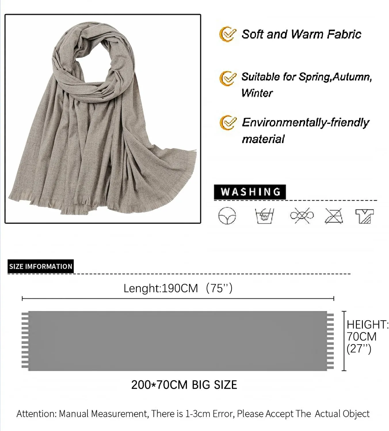 SWAT PANY Pashmina shawls and wraps for Evening Dresses Scarf for Women Winter Shawl Wraps for Women Weedings