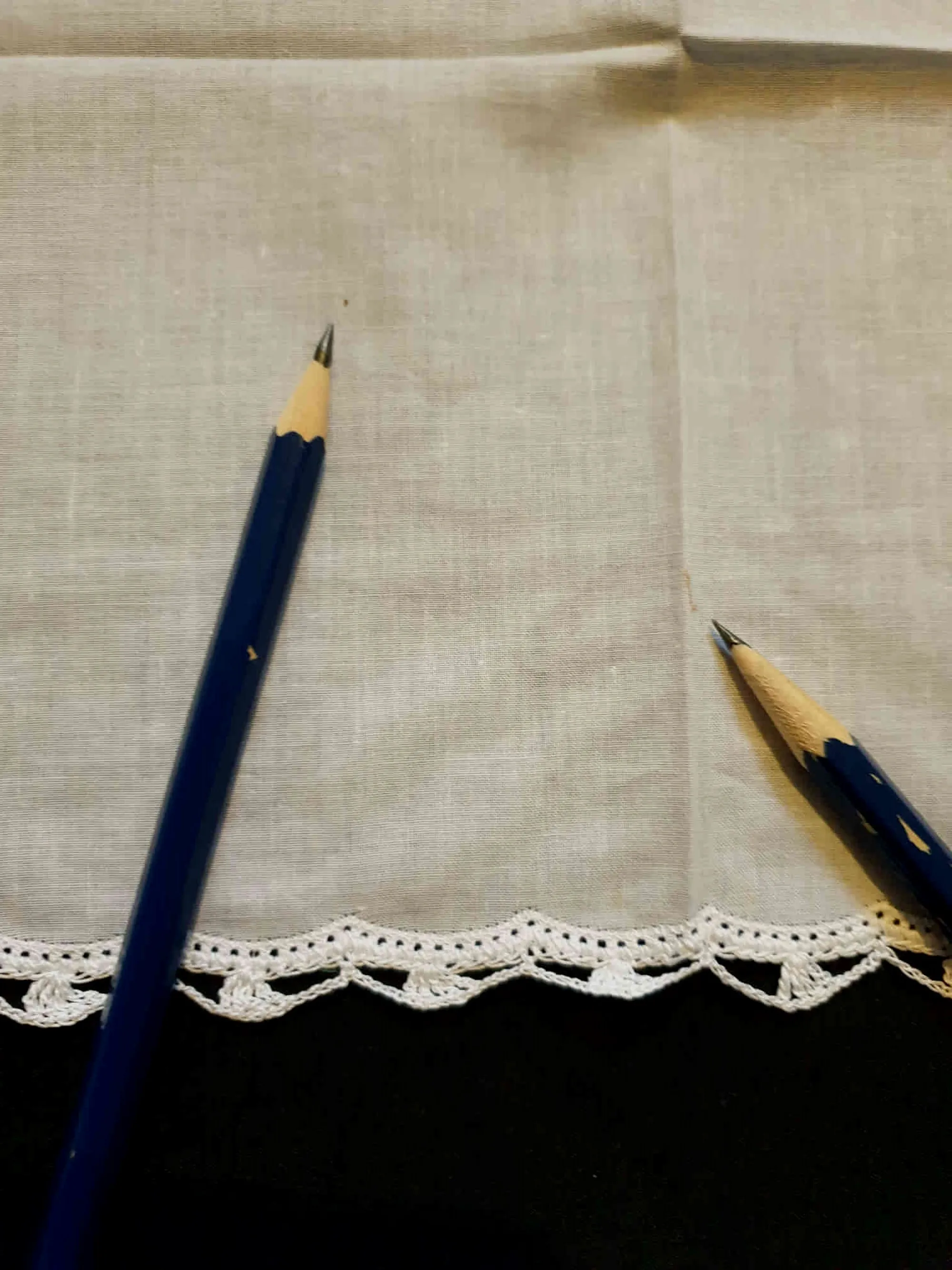 Vintage Crochet Edged Handkerchief - Seward - New Old Stock