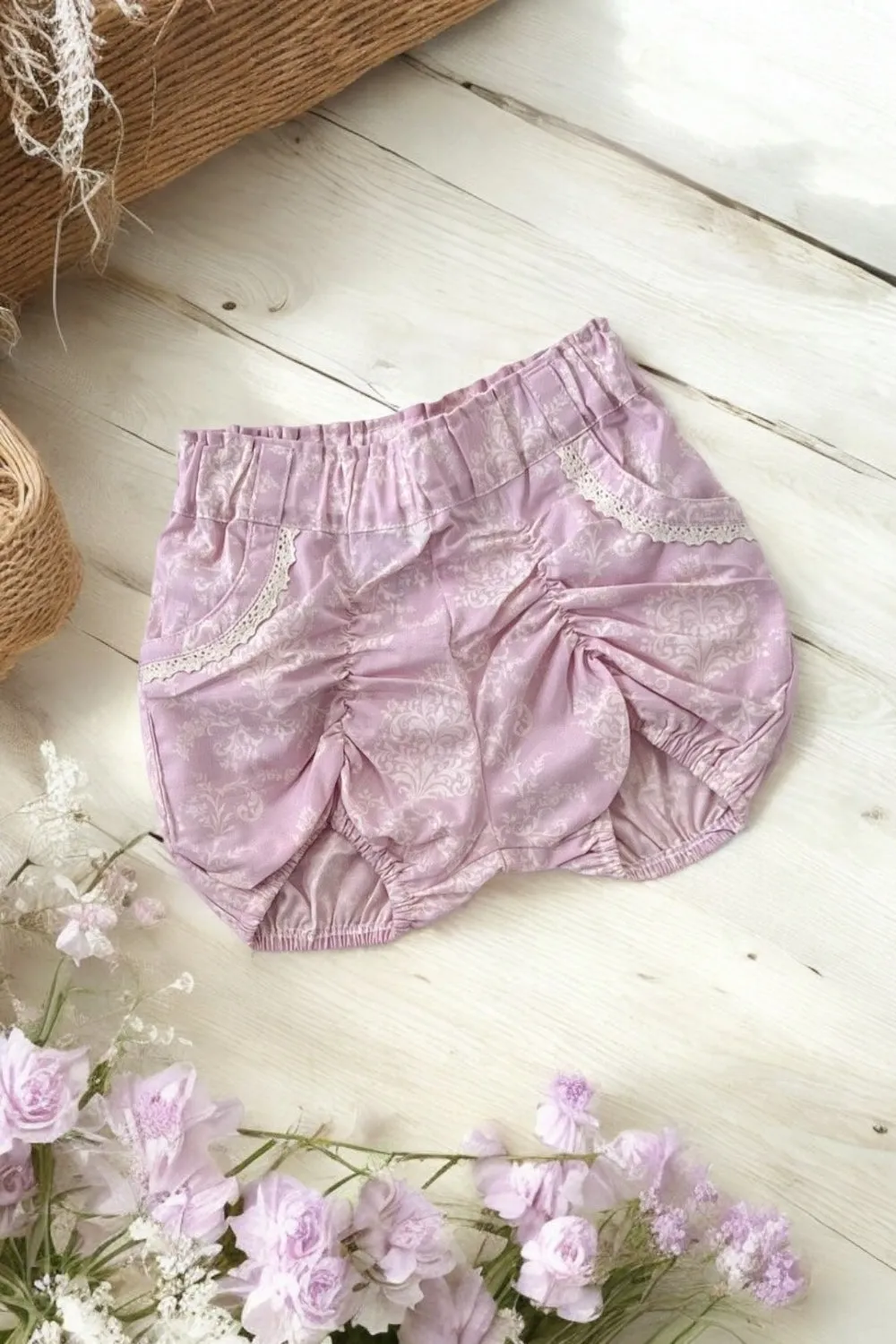 Vintie Pocket Puckers | OOAK | Lecien Rococo & Sweet ~ Sz 2