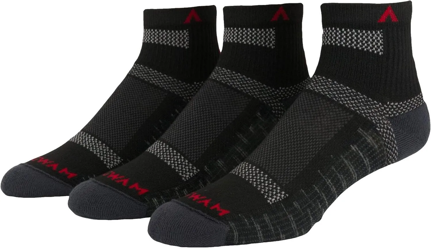 Wigwam Ultra Cool Lite Quarter Socks 3-pack