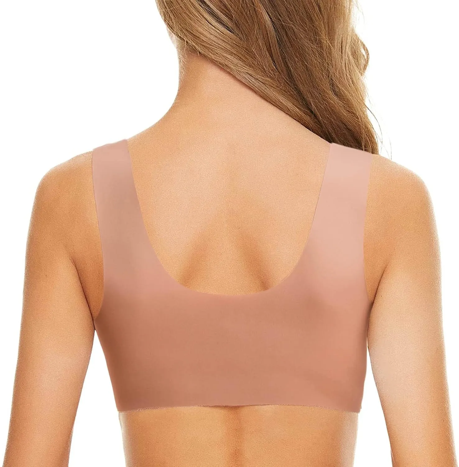 Women's Front Closure Lace Bra No Underwire Push Up Full Coverage Bralettes Comfort Senior Snap Closing Bra
