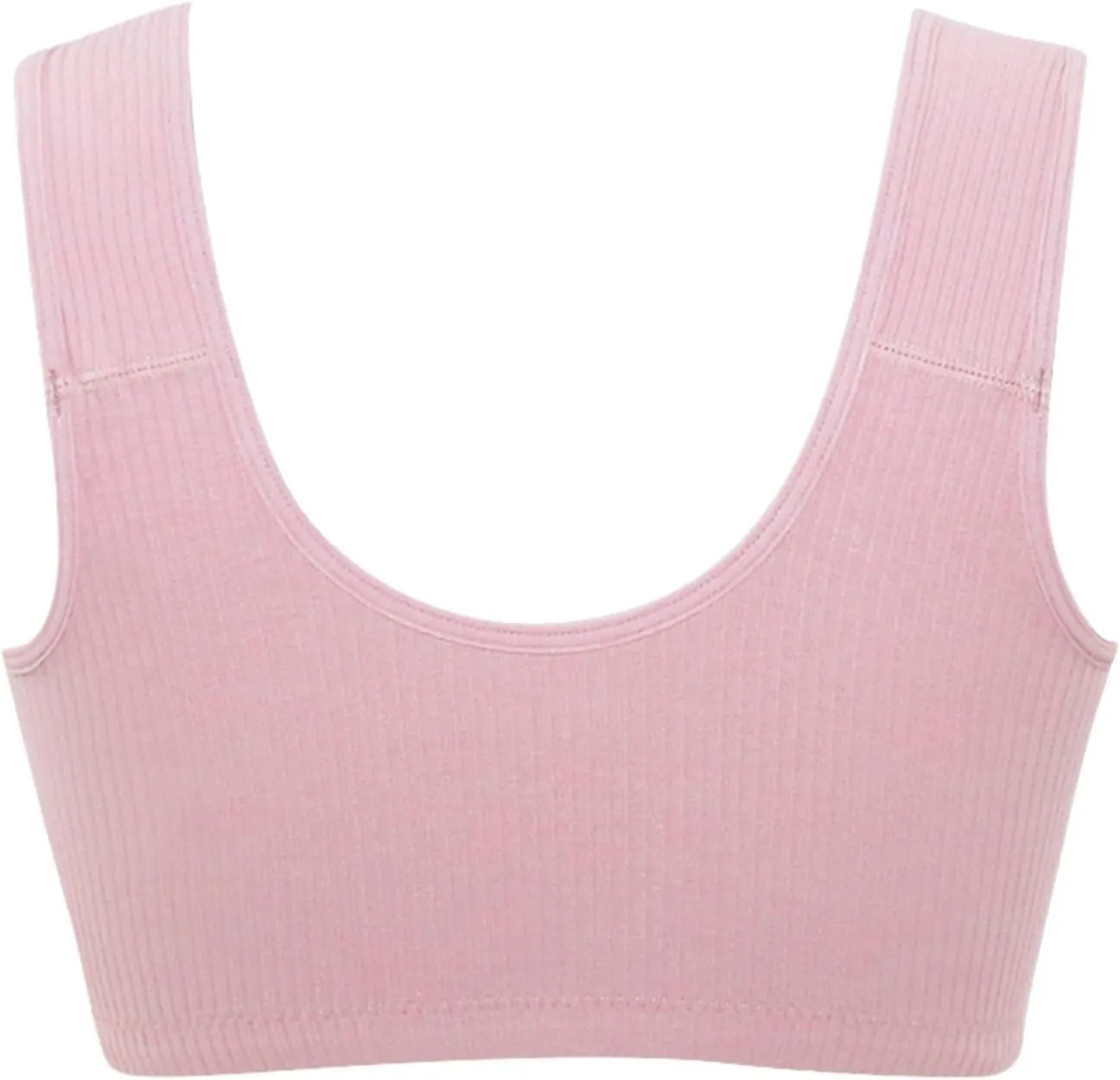 Women's Full Coverage Front Closure Posture Back Unpadded Wirefree Everyday Bra -Comfort and Double Support