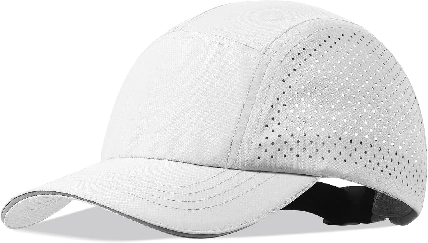 XXL Mens Quick Dry Baseball Cap Cooling Breathable Mesh Sports Cap Lightweight Run Hat with Reflective Trim